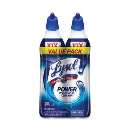 Reckitbenc LYSOL, DISINFECTANT TOILET BOWL CLEANER, WINTERGREEN, 24OZ BOTTLE, 2PK 98016PK